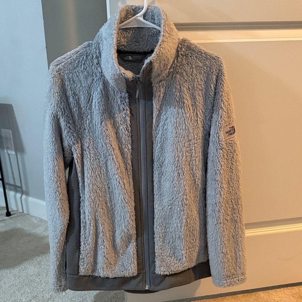 The North Face Women's Light Gray Teddy Jacket
